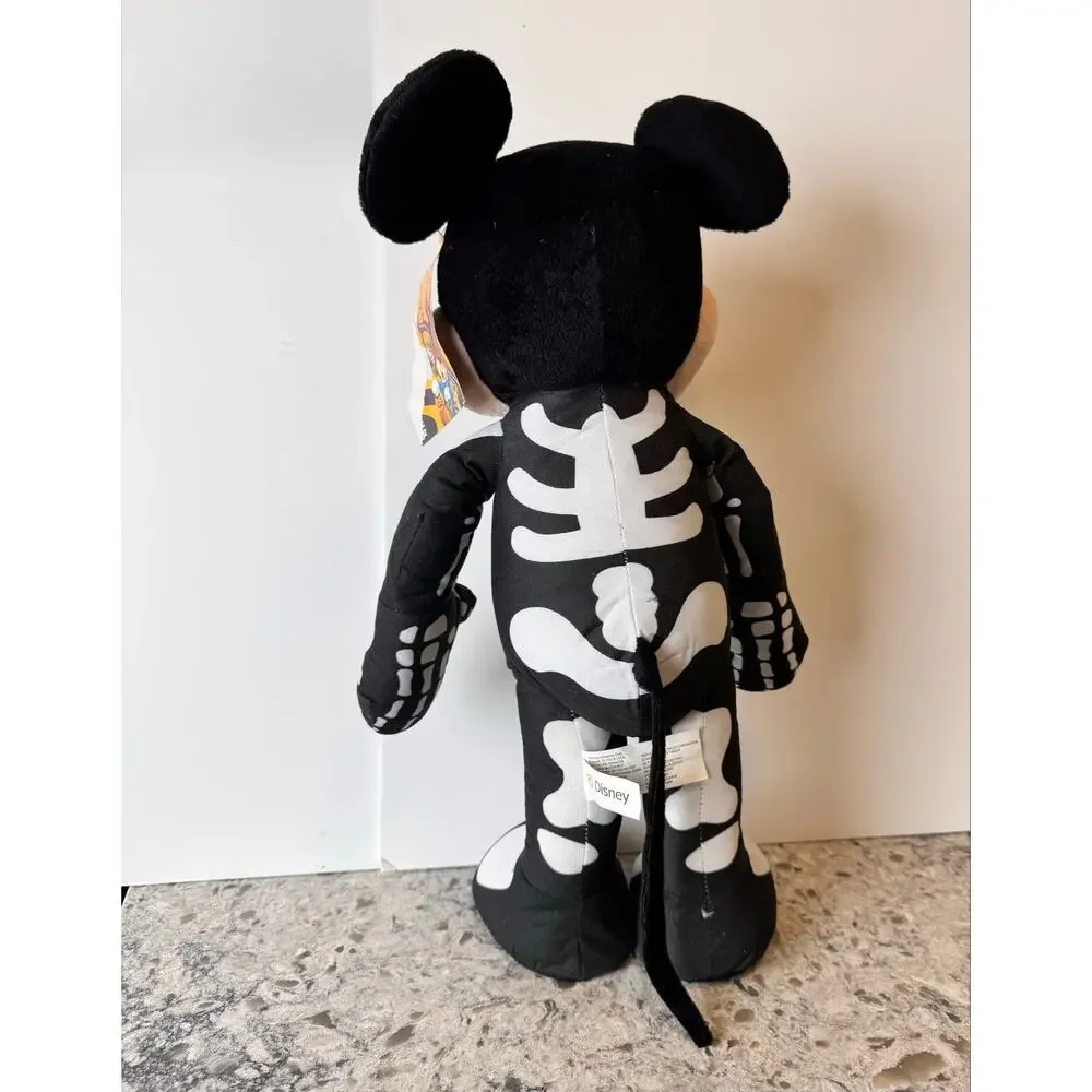 Set of 2 Disney Mickey Skeleton Minnie Bee Halloween Greeter Set Lot 22